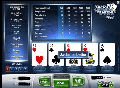 Video Poker - Play the Best Video Poker Games - 9/6